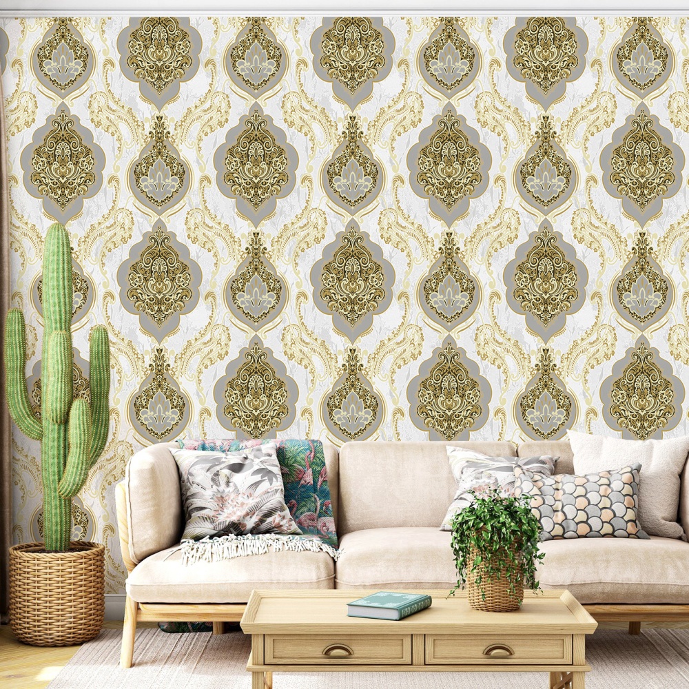 Vintage PVC tapety K0303