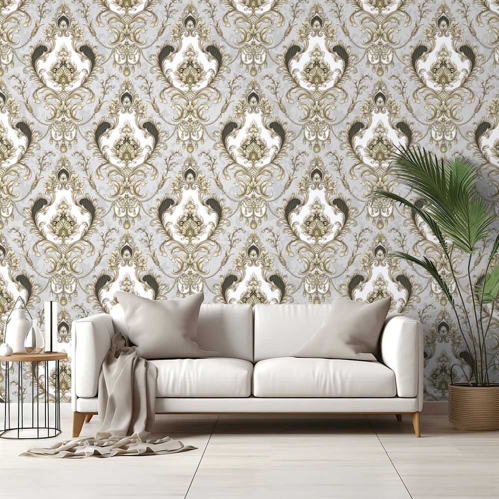Vintage PVC tapety K0336