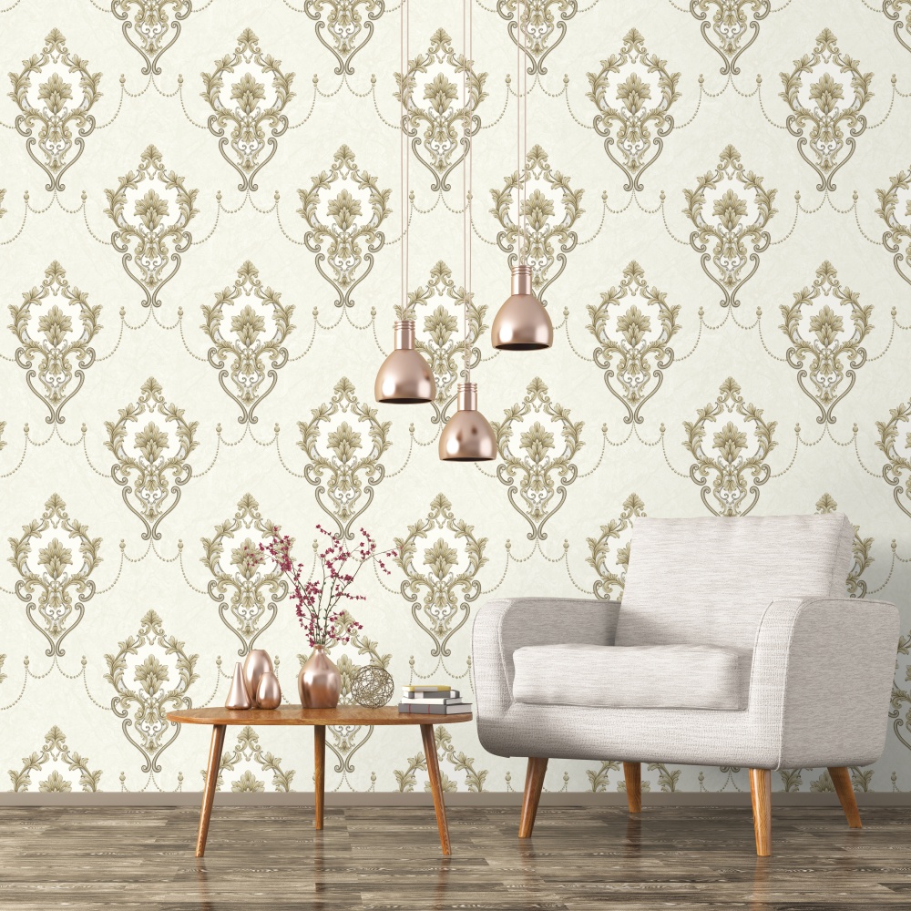 Vintage PVC tapety K0343